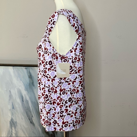 NWT 14th & Union floral tank top - Picture 3 of 7